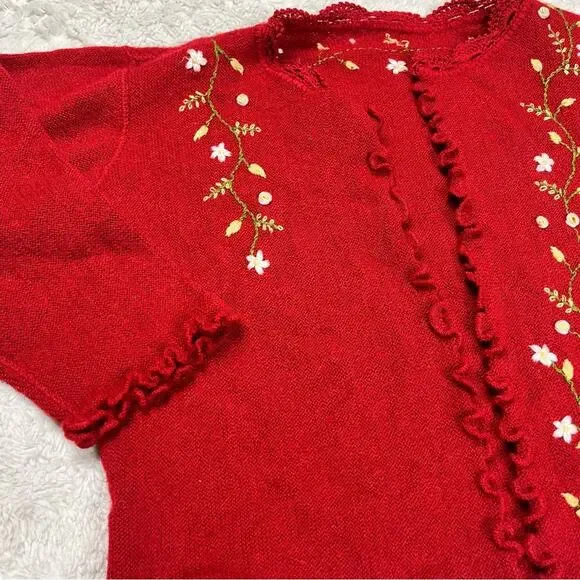 Vintage wool blend cardigan - Picture 2 of 5